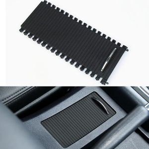 Zwart,QEUEDAF 1 Stuks Auto Middenconsole Rolgordijn Rolluik Water Bekerhouder Afdekplaat Rolgordijn Rolluik Trim Voor Haval H3 H5 2010-2012 HFLLH3
