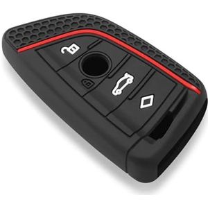 KMAGE Autosleutelhoes Siliconen 1PCS Voor B&MW X1 X3 X5 X6 X7 1 3 5 6 7-serie G20 G30 G11 F15 F16 G01 G02 F48 Sleutelschelpen