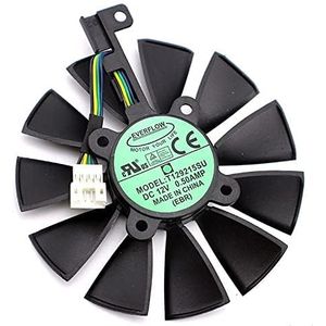 LMNCBVYA T129215SU 12V 0.50A Cooling Fan for NVIDIA GeForce GTX 1060 1070 1080-4-Pin 5-Hole Design for Optimal Performance
