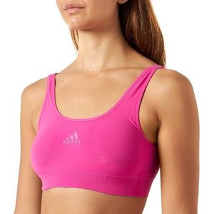 adidas Dames Scoop Lounge Bra Bustier, fuchsia, L