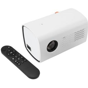 Thuisbioscoopprojector, Draagbare Full HD-projector 1080P 110‑240V Metaal Basdiafragma voor AV AUX-interface (EU-stekker)