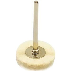 DHRCONPA 50 stuks 1 inch 3 mm schacht polijstschijven wolvilt slijpen schuren