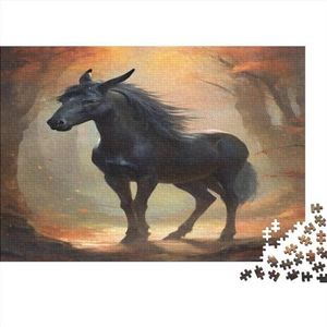 Horse Impossible puzzel, behendigheidsspel voor het hele gezin, kleurrijk legspel, dieren, volwassenen, puzzel 300 stuks (40 x 28 cm)