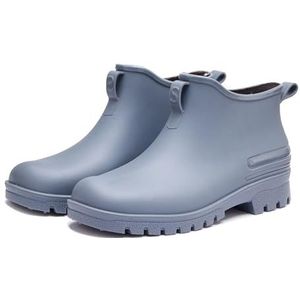 YDYAENIO Waterdichte Tuin Wellies Heren Regenschoenen Heren Waterdichte Schoenen Outdoor Slijtvaste Plastic Schoenen Katoen Warm Korte Regenlaarzen Heren (Color3,39)