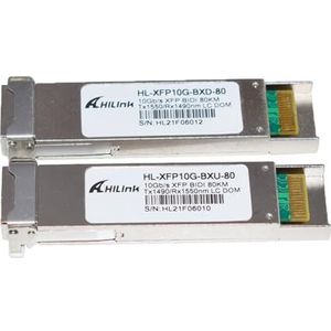 10GBASE-XFP/SFP-BIDI-1490/1550-nm-80 km optische transceiver module XFP(1 paar XFP BIDI)