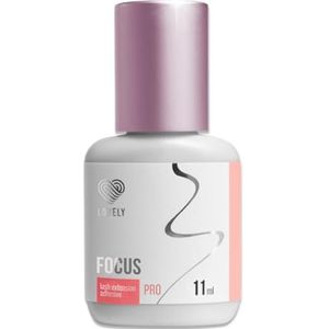 LOVELY Wimperlijm FOCUS (11ml, kleur: ZWART) bliksemsnelle lijm, droogtijd: 0,5 seconden, 8 weken hechting, duurzaam, voor professionele wimperextensions, Extension Glue
