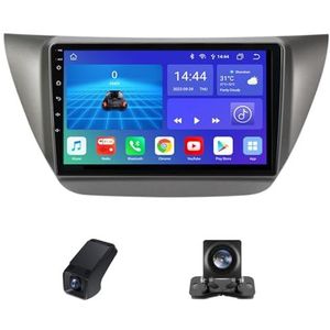 Android autoradio 2 Din geldt voor Mitsubishi Lancer 9 CS 2000-2010 met Draadloze Carplay Android Auto GPS Navi WiFi 9 inch met Bluetooth FM+ Achteruitrijcamera/Stuurwielbediening(X1)