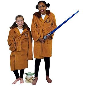 Unisex Kids Star Wars Fleece Hooded Jedi & Chewbacca badjas, Jedi, 12-13 Jaren