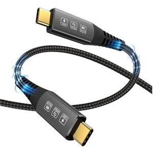 MeLphi USB/Type-C 4 thuisprojector audiokabel PD100W 4K60Hz40G schakelkabel (kleur: H, maat: 0,8 meter)