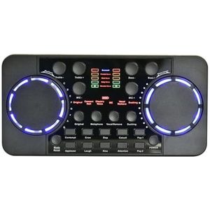 Geluidskaart Live Streaming Bluetooth-compatibele audiomixers Muziekopname Accessoire Microfoon Spraakbesturing Ruisonderdrukking