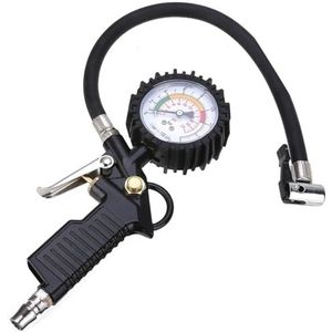 Manometer voor auto, fiets, banden, luchtdrukmeter, bandenspanning, pneumatisch gereedschap, compressor, manometer, 0-220 psi p