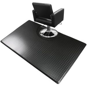 TT-YEC Rechthoekige Kapperswinkel Content Mat, Niet-Slipmat Voor Stylist, 1,8 Cm Dikke Comfortabele Mat Met Verhoogde Textuur, Make-Uppunstenaar Van De Schoonheidssalon Werkmat