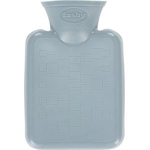 fashy Handwarmer 0,3 l, van thermoplast, met klaparme handgreep op de sluiting, staalblauw
