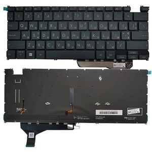 VOOR Asus voor Zenbook 14 voor OLED UX3402 UX3402V UX3402VA UX3402ZA Latijns/Amerikaans/Russisch laptoptoetsenbord(RU blue Backlit)