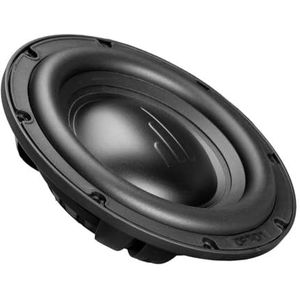 Option AIR-F6 D2 subwoofer 16,5 cm, 2 + 2 ohm, dubbele spreekspoel, 150 watt RMS, platte subwoofer 6,5 inch