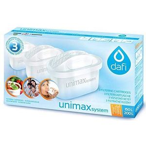 Dafi Unimax multi-pack filterpatroon waterfilter cartridge waterfilterpatroon met actieve kool. Compatibel met Brita Maxtra, Aquaphor, Laica, Evolve, maat: 12 pack