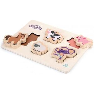 Fantus - Wooden puzzle with farm animals (112063)