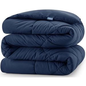 CozyLux Dekbed, voor 4 seizoenen, dekbed van microvezel, 300 g/m², deken 220 x 240 cm, super zachte slaapdeken, ademend, Donkerblauw