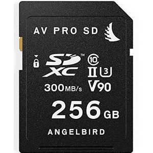 Angelbird - AVpro SDXC UHS-II V90 - Geheugenkaart - 256GB - Leessnelheid tot 300 MB/s