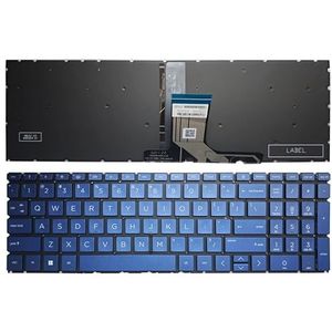 Voor HP Pavilion 15-EG 15-EH TPN-Q246 TPN-Q245 Spaans/VK/VS/Russisch/Frans laptoptoetsenbord(Blue US backlit)