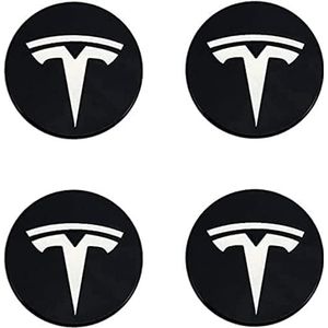 4 stuks auto-naafdoppen voor Tesla Model 3 XS 56 mm, auto-naafdop, wieldop, auto-naafdoppen, naafdoppen, naafdoppen, accessoires, E
