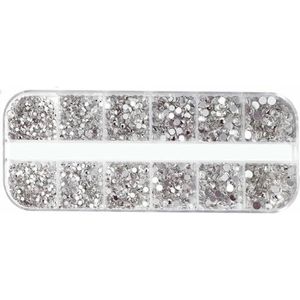 500 stuks/zak klinknagel nagel ornament goud/zilver bedeltjes pijl klinknagel metallic nail art 1,2/1,5/2mm punk spikes studs tip decoratie-PH206-1