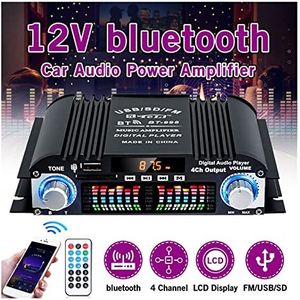 Audioversterker, BT-998 HIFI AUDIO HOME Digitale versterkers Auto Audio Bass Power Bluetooth-versterker FM USB SD Radio Subwoofer-luidsprekers(12V Adapter for home)