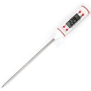 Keukenthermometer Digitale Keuken BBQ Water Melk Olie Thermometer Vlees Oven Keukengerei Temperatuursensor (Kleur: Wit)