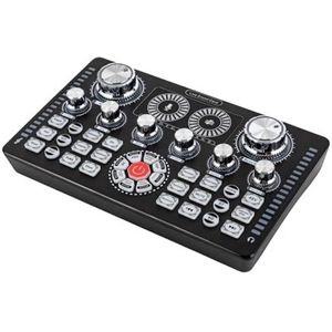 DJ-mixer, Q7 Mixer USB Externe Geluidskaart for Headset Live Broadcast Geluidskaart for Mobiele Telefoon Computer 48V Phantom Mixer