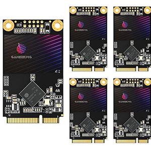 Gamerking SSD MSATA 64 GB High Performance Interne Solid State Drive voor Desktop Laptop 5 Unit Pakket Pack [64 GB (5 Packs), MSATA]