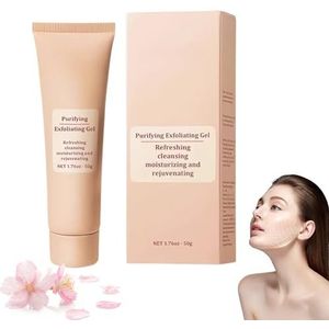QUARXERY Purifying Exfoliating Gel, Moisturizing Cleanses Skin Give, Deep Cleansing Face and Body Exfoliating Scrub Gel, Gentle Exfoliating Facial Cleanser for Various Skin Types (1PCS)