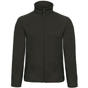 B&C Collection ID 501 Micro Fleece jas voor heren, zwart, M