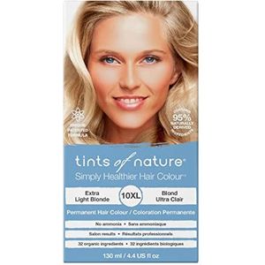 Tints of Nature Extra Light Blonde Permanent Hair Dye 10XL Nourishes Hair & Covers Greys - Single Pack
