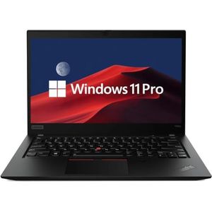 Lenovo ThinkPad T490s Business Laptop, 14"" FHD Notebook, Intel Core i5-8265U, 16 GB RAM, 512 GB SSD, QWERTY-toetsenbord, Windows 11 Pro (vernieuwd)