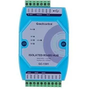 Hub Repeater GC-1201 Twee Slave Multi Slave Cache DLT645 Optische Geïsoleerde RS485 Dual Host Hub (G)