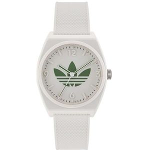 adidas Gebroken witte hars band horloge (model: AOST230472I), wit, Wit, riem