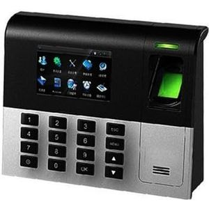 Aanwezigheidsmachine voor medewerkers Vingerafdrukaanwezigheidsmachine Intelligente biometrische vingerafdrukaanwezigheidspersoneel Machine Ponskaartmachine-uitrusting voor kleine bedrijven en kantore
