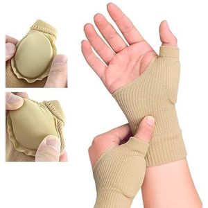 1 paar compressiehandschoenen voor duim en pols Vingerloze artritishandschoenen Artrose Handbrace voor tendinitis