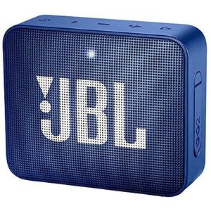 JBL GO 2, Waterdichte Draagbare Bluetooth-Luidspreker Met Handsfree Functie, Tot 5 Uur Muziekgenot, Blauw, 8,6 x 3,1 x 7,1 cm ; 186 g