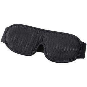 1 st 3D slapen oogmasker, verlichting blokkering slaapmasker voor mannen vrouwen, traagschuim oogdekking voor reizen/dutjes/nacht slapen, Co(zwart)
