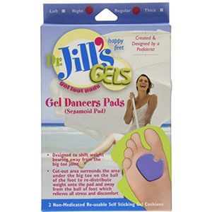 Dr. Jill's Gel Dancer's Pads (rechtervoet)