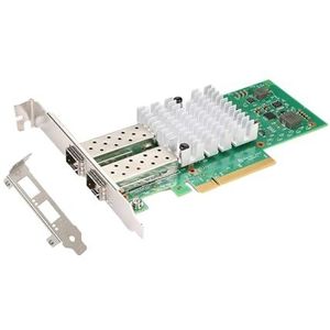 10G Ethernet Converged Network Card, 2*SFP Port Server Network Card with Intel 82599ES Chipset Ethernet 10Gbps Ethernet Adapter, LAN NIC Card PCI-E Support Windows Server/Linux/VMware