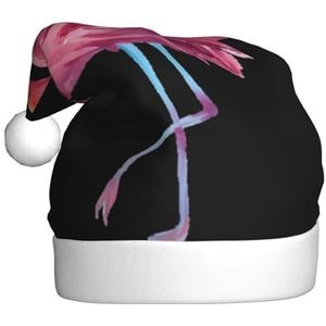 MYGANN Aquarel Flamingo's Unisex Kerst Hoed Voor Thema Party Kerst Nieuwjaar Decoratie Kostuum Accessoire
