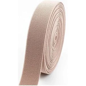 3/5 meter 10-50 mm elastische banden voor broek taille rubberen band stretch singelbanden riem doe-het-zelf ondergoed kleding naaien accessoire (huid, 5 meter, 20 mm)