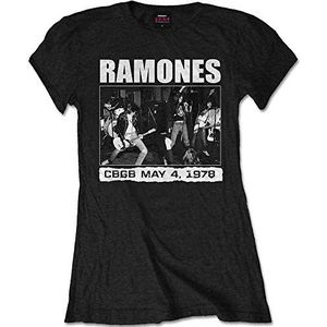 Ramones Ladies Tee CBGB 1978 - X-Large - Black