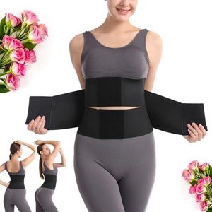 Belt Waist Cincher Ab Belt Tummy Control Body Shaper met Triple Wrap Vrouwen, Tummy Control Belt Plus Size(zwart,M)