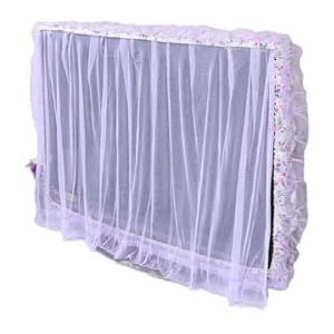 WLTYSM TV-hoes stofbescherming voor tv, displaybescherming, wasbaar, delicaat, stofdicht, tv-schermhoes compatibel (type 1)