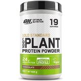 Optimum Nutrition Gold Standard 100% plantaardig eiwitpoeder voor mannen en vrouwen, Veganistisch eiwit shake poeder, voor na de training of op elk moment van de dag, Chocolade smaak, 19 porties, 684g