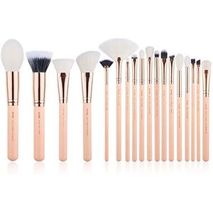 Bswefty Borstels 6 stuks - 25 stuks Make-up borstels set Beauty kits Cosmetische Make-up borstel POWDER FOUNDATION EYESHADOW CONCERLER (Handvat Kleur: T461 (18 STKS PER SET))