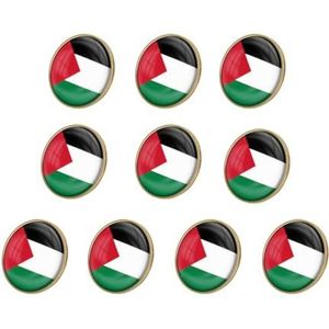 Palestina Vlag Pin Badge, Palestijnse Palestijnse Vlag Pin Badge Revers, Palestina National Enamel Badge Armband, Kunststof